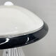 1980's Italian Mushroom Vetri Murano Glass Table Lamp by ZONCA, Labeled