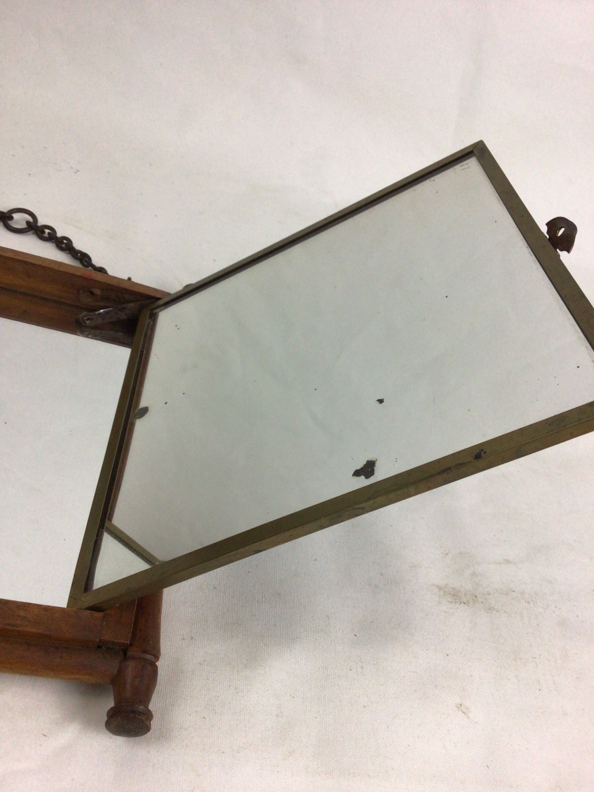 Tripletical barber mirror lb patented sgdg