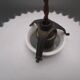 Suspension en opaline blanche