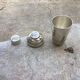 Antique shaker in silver metal hallmarked Art Deco style