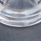 Set of 3 Daum crystal vases model Cythère from the 80s