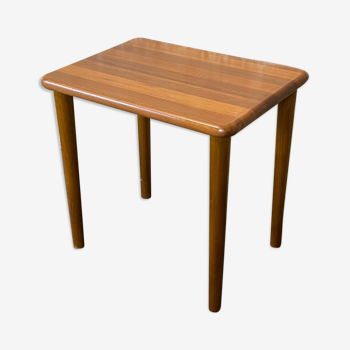 70s teak side table Glostrup Danish Design Denmark Mid Century