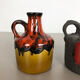 Ensemble de 3 vases original 1970 par Marei Ceramics Allemagne