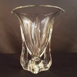 Vase en verre épais