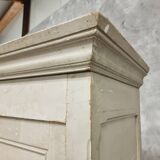 Armoire penderie ancienne armoire murale française XXL gris 230x212 cm