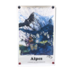 Affiche originale Alpes pour la sncf Dali Salvador 1970 - 99x62cm