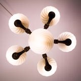 Antique center bowl chandelier