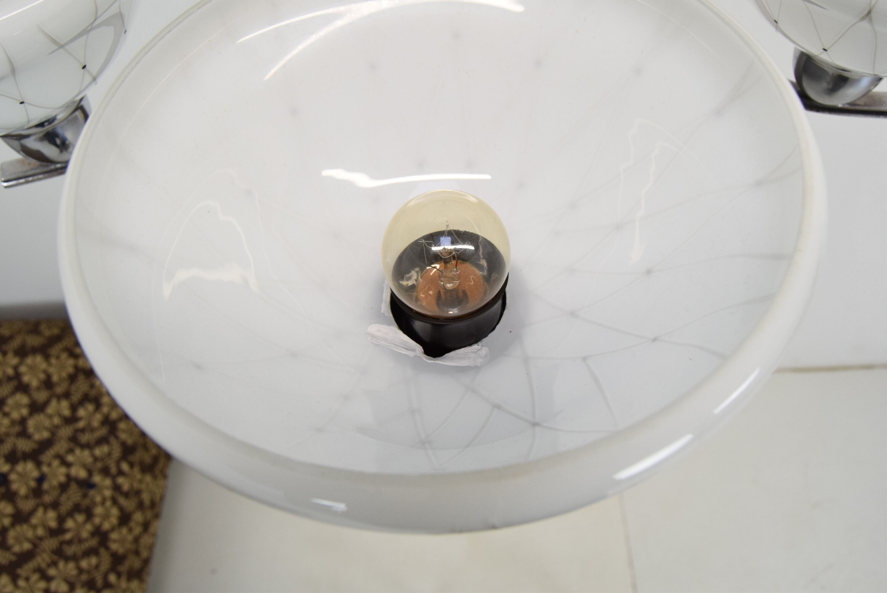 Mid-century Chandelier by company Drukov,1960's.