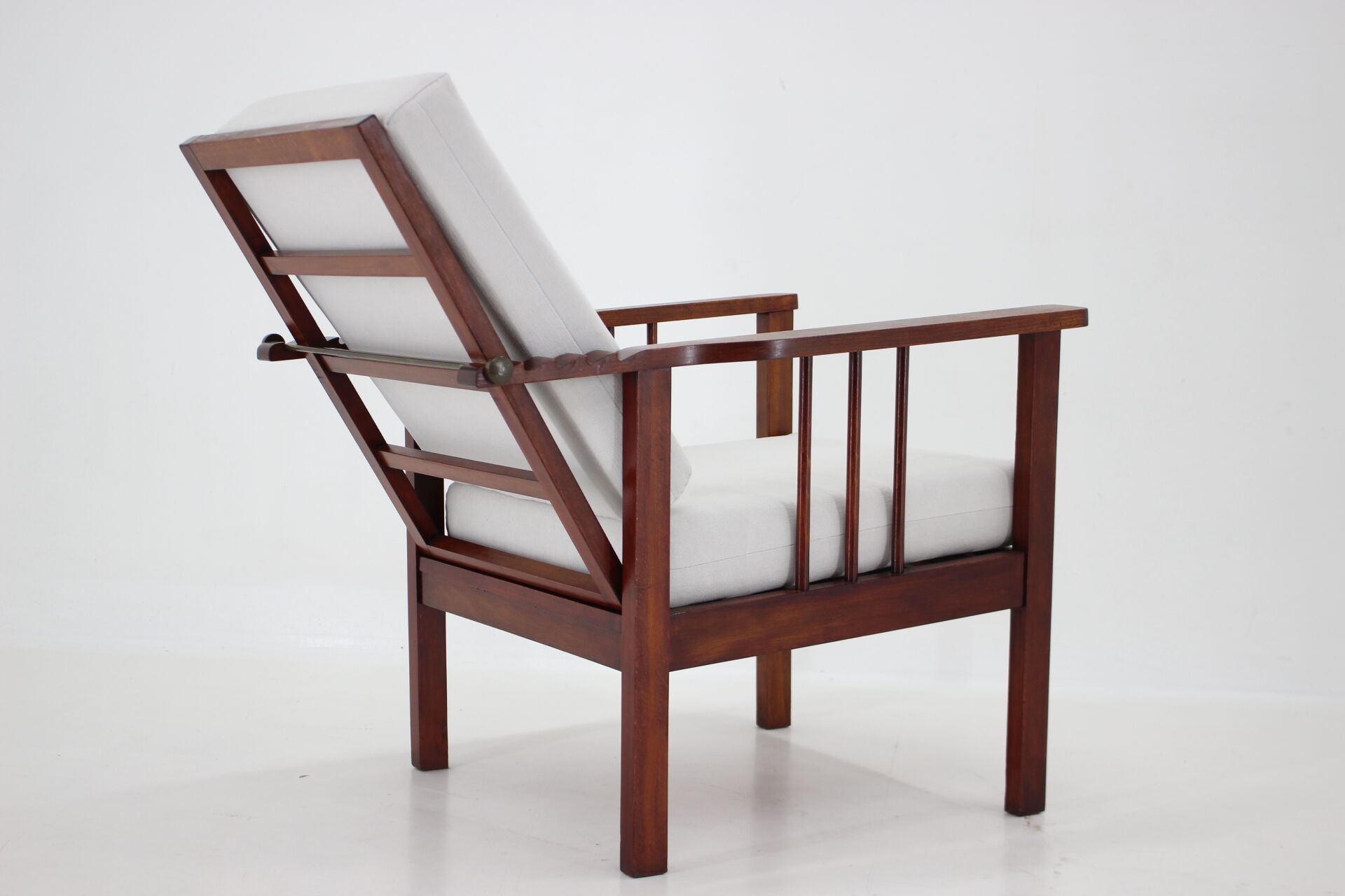 1940s Art Deco armchair, Czechoslovakia