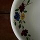Shallow round plate, ironstone, Digoin Sarreguemines