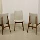 Lot 3 chaises scandinave année 60 en hêtres ref Jack