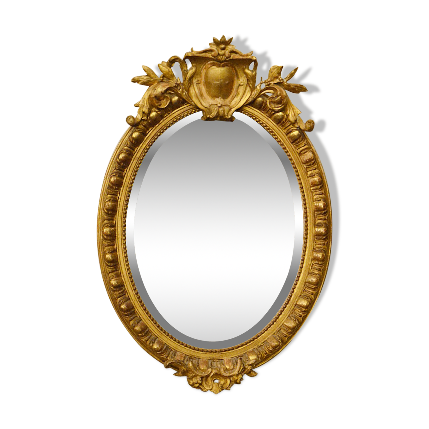 Golden mirror Napoleon III 58x81cm