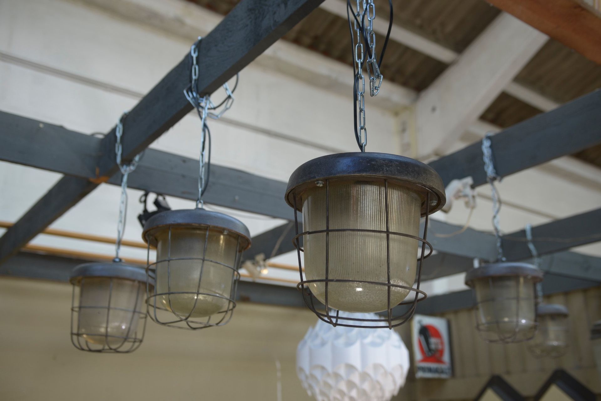 Old cast iron street lanterns 1920