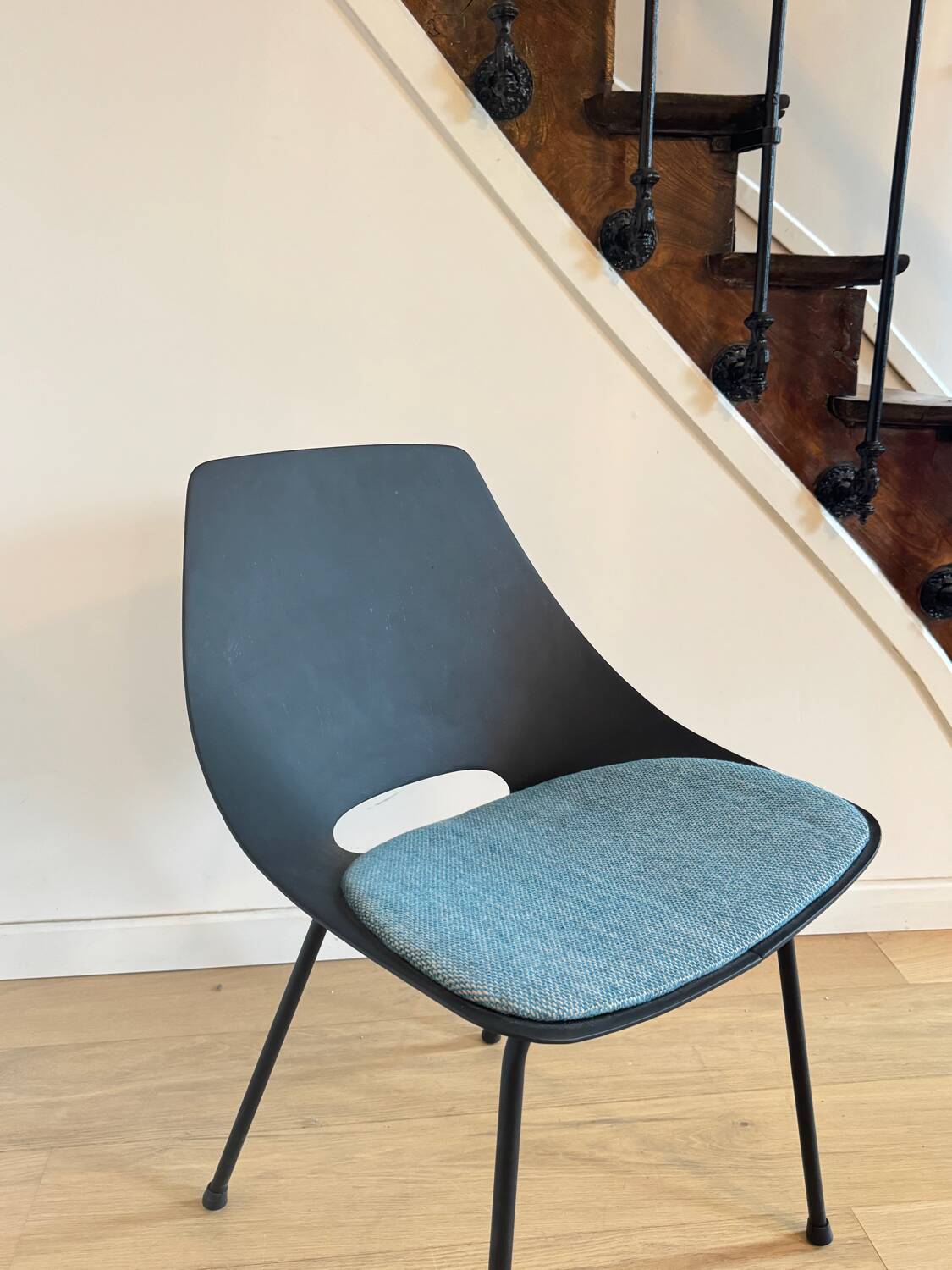 Barrel model chair by Pierre Guariche