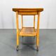Vintage Wood and Plywood Serving Cart, 1970's