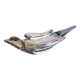 Plate, swallow bird ashtray in French glass from Vanne 1960.