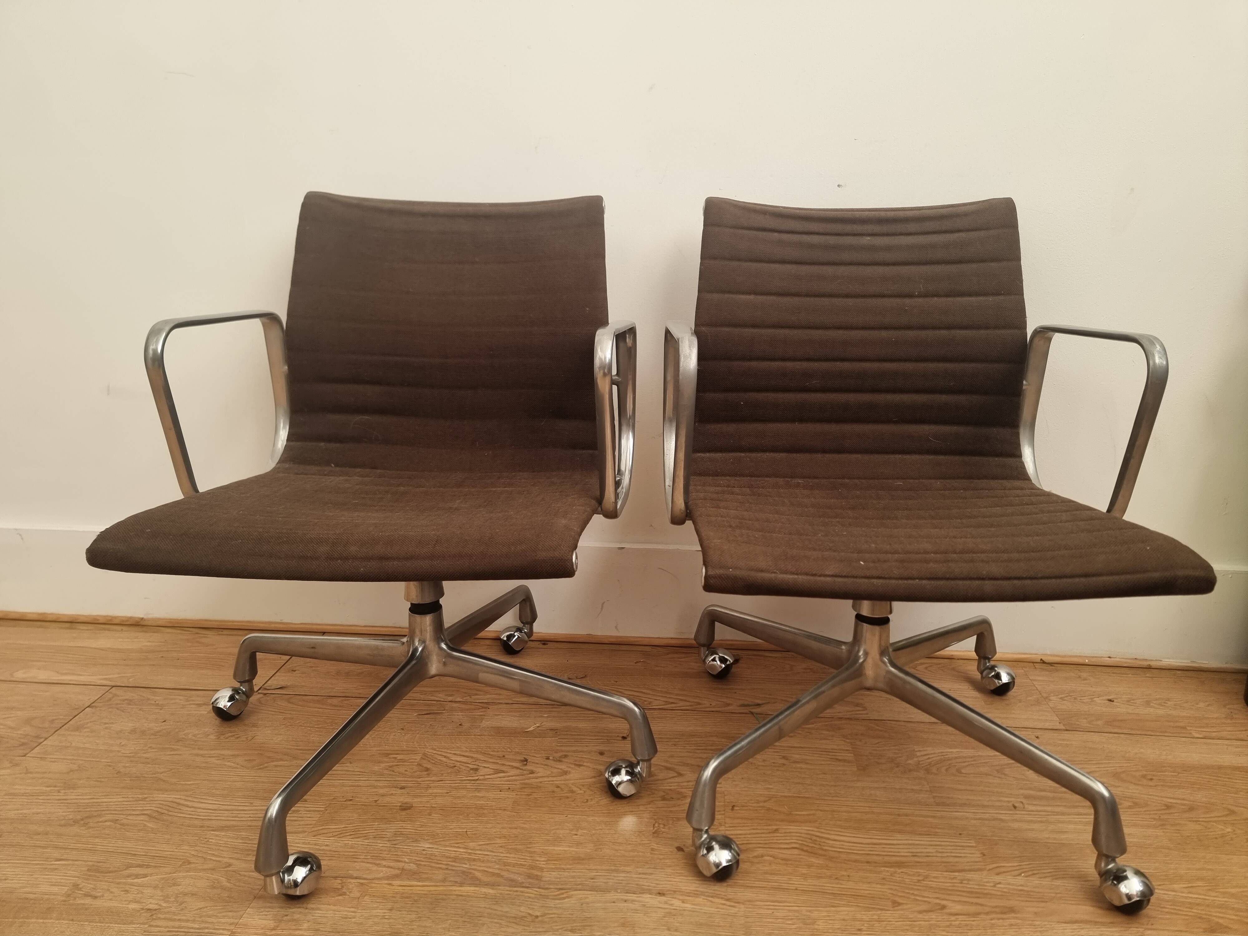 Eames EA 117 armchair pair
