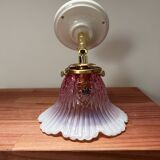 Pink Art Deco wall light