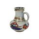 Blue Orange Vintage Vase West Germany Üebelacker Keramik 1808-20