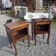 Paire de table de chevet style Louis XV en chêne