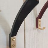 10 hooks, KM Austria, bakelite and brass