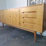 Sideboard in blond wood, 1970