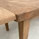 Table de ferme chêne 270 cm avec allonges