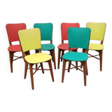 Lot de 6 chaises en formica