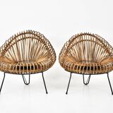 Armchairs Dalvera in the manner of Abraham & Rol , 1950s