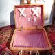Small box suitcase in vintage rattan