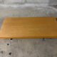 Jeu de 2 tables basses design Molteni&C, bois clair et laqué gris p