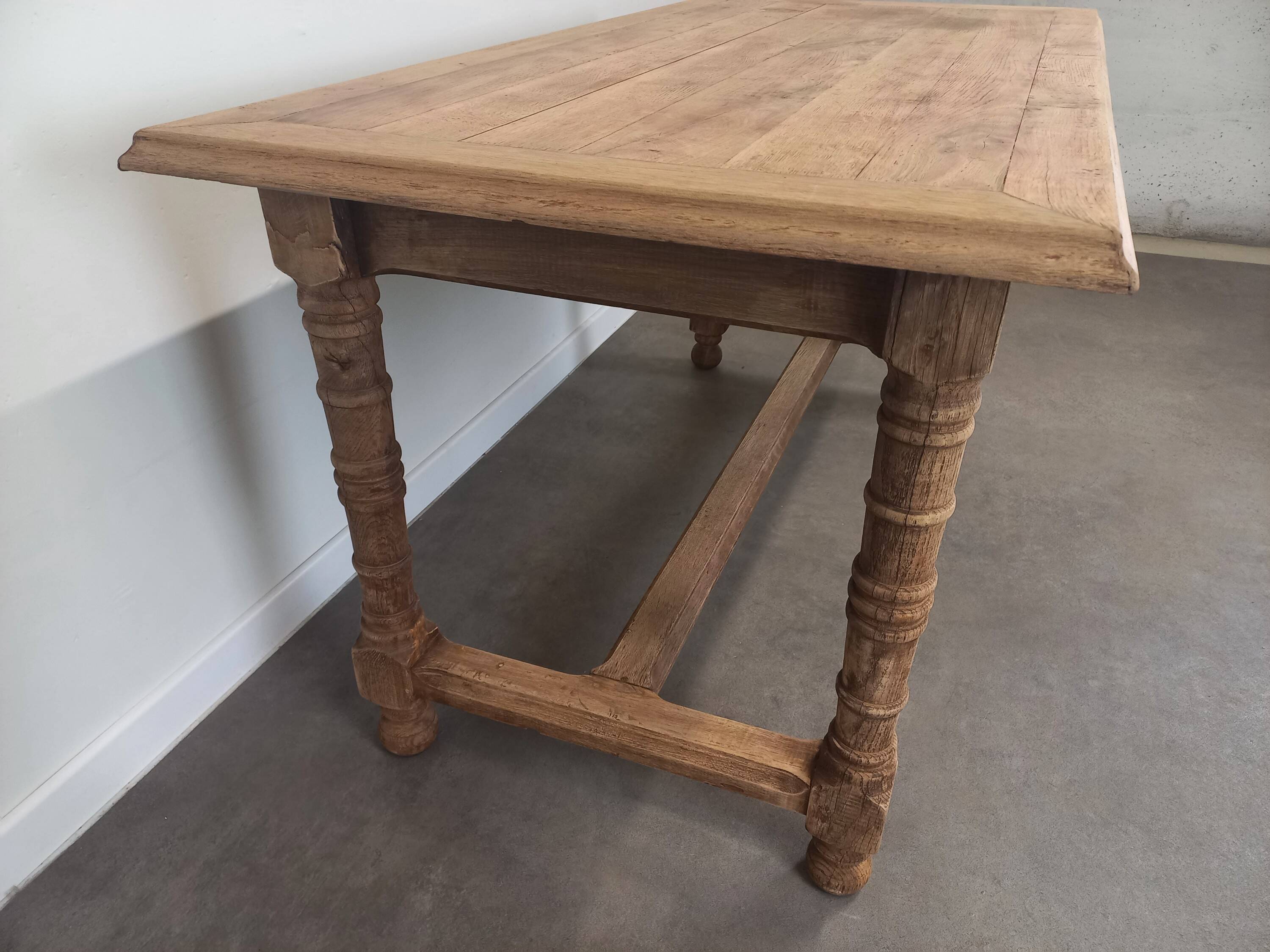 Oak farm table 158 cm
