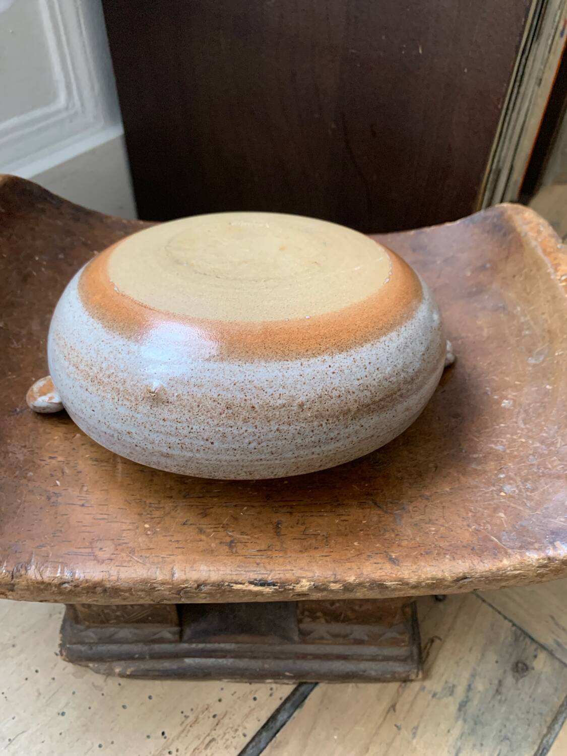 Voldemar Volkoff - Grey Ceramic Dish - Vallauris