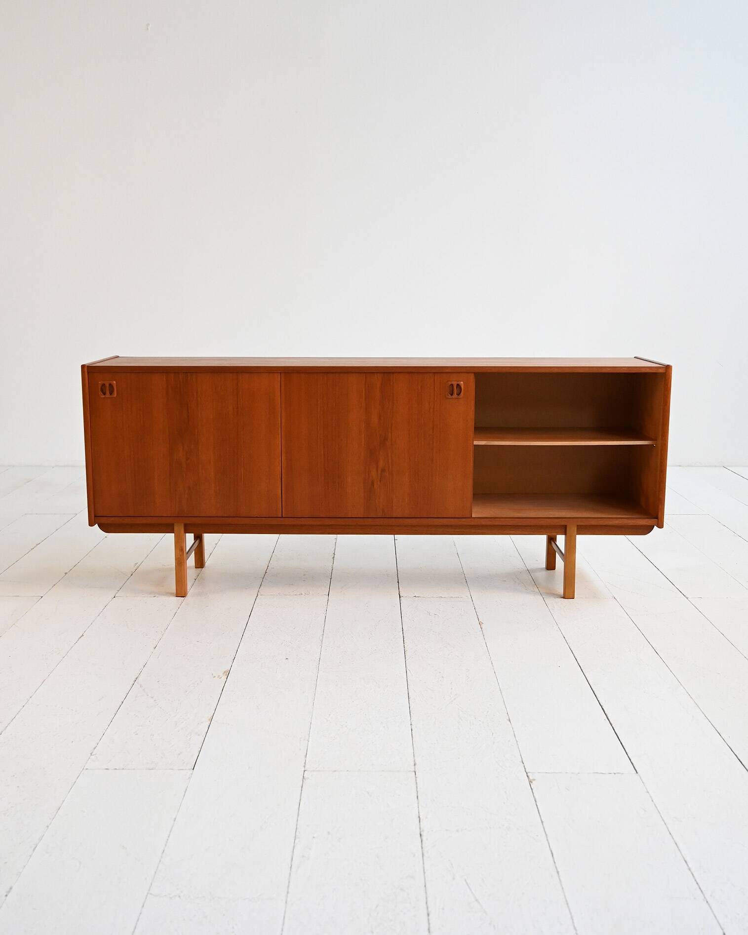 Scandinavian “Korsör” teak sideboard from the 1960s
