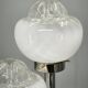 1970s Italian Murano Glass, Chrome and Marble Three-Light Floor Lamp