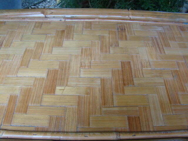 Ancient bamboo shelf