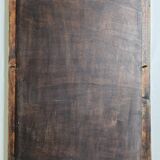 MIroir ancien de style Louis XV en stuc et bois patiné 58x43 cm