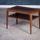 Side Table in Rosewood with Magazine Rack by Severin Hansen for Haslev Møbelsnedkeri, 1950s