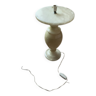 Alabaster lamp base