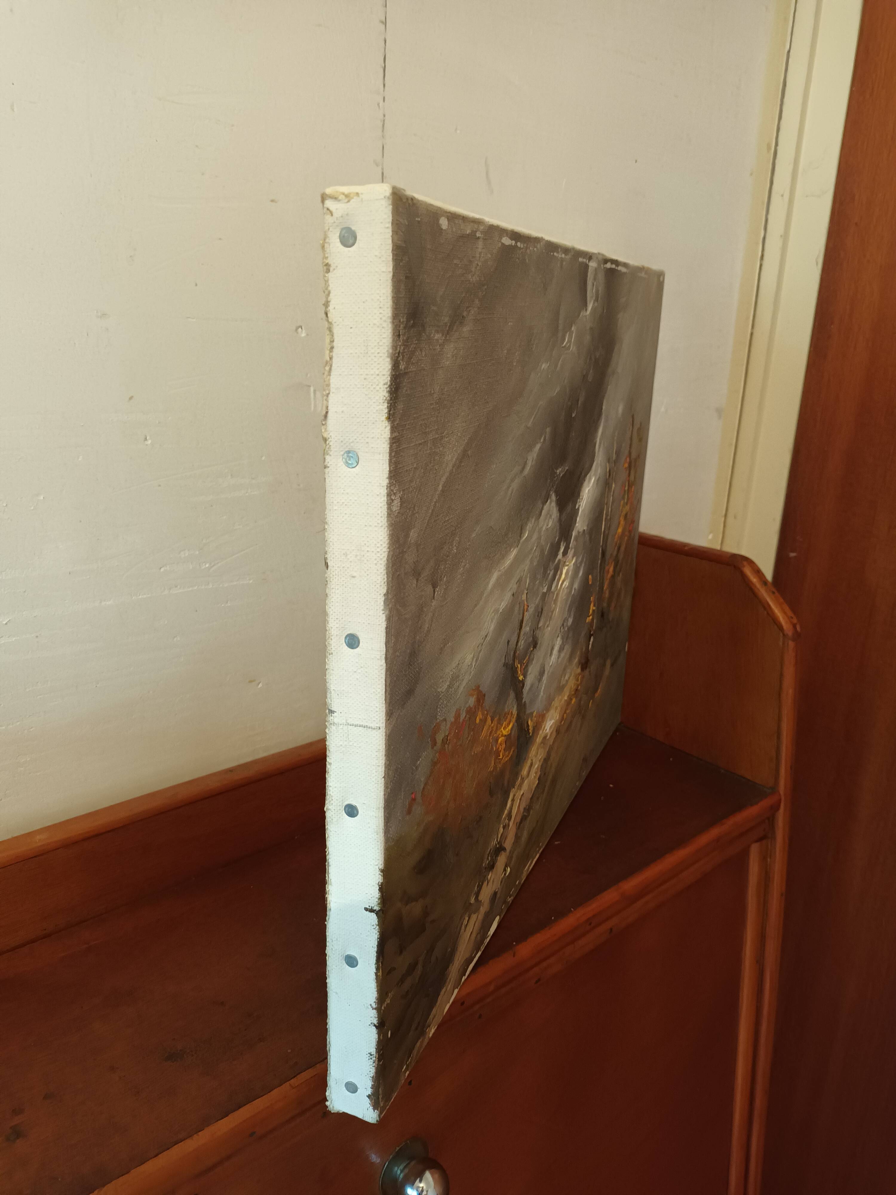 Landscape canvas painting
