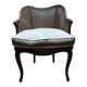 Fauteuil de bureau de style Louis XV canné