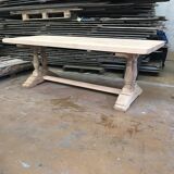 Ancient solid oak farm table