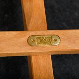 Mogens Koch MK16 Folding Chair in Beech Wood and Canvas for Rud Rasmussen, DK