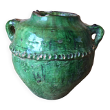 TAMEGROUTE POTTERY VASE IN GLAZED TERRACOTTA