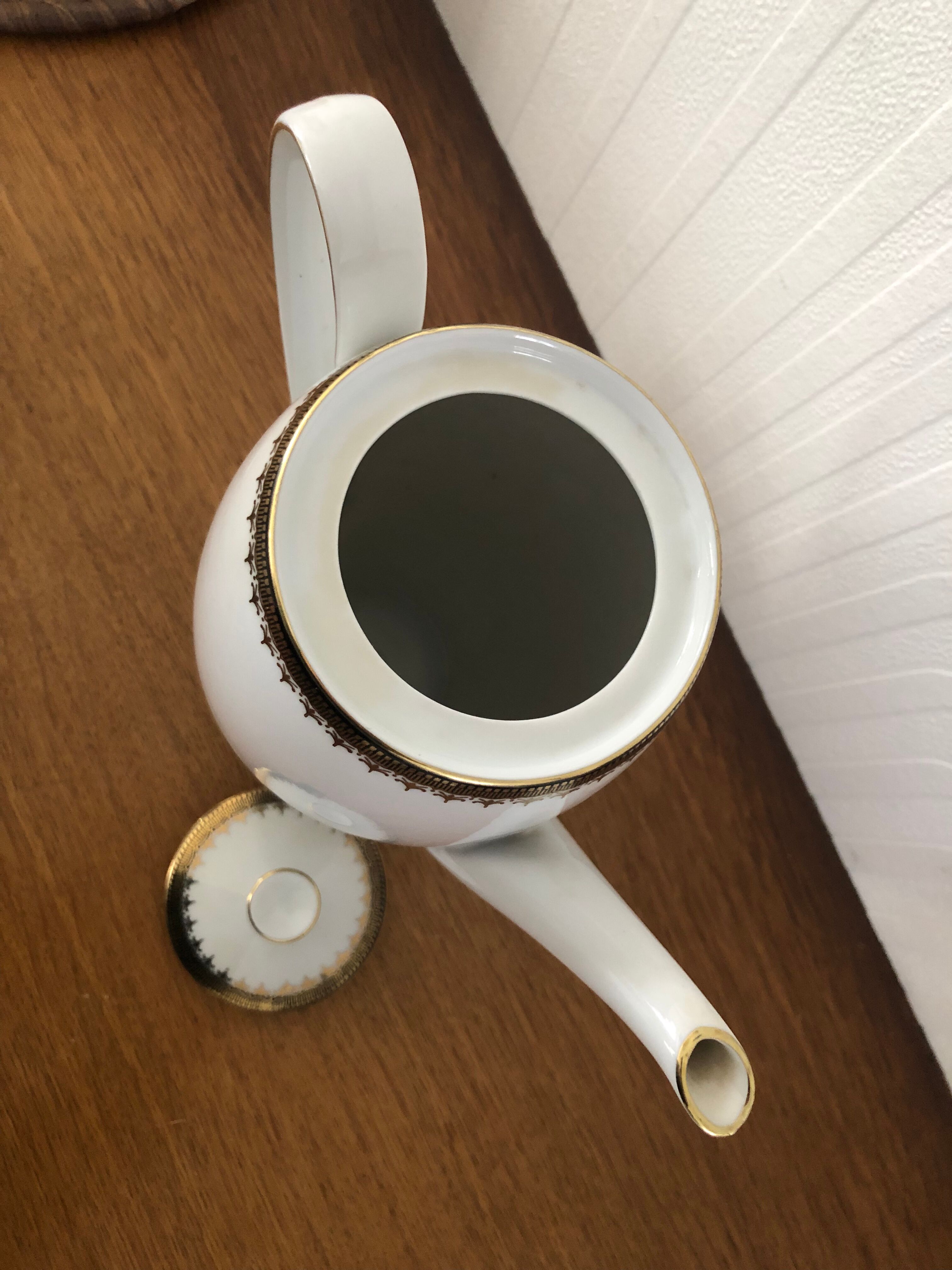 Winterling Bavaria white and gilded porcelain coffee set
