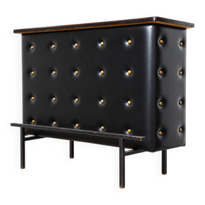 Bar d'appartement / comptoir - simili cuir