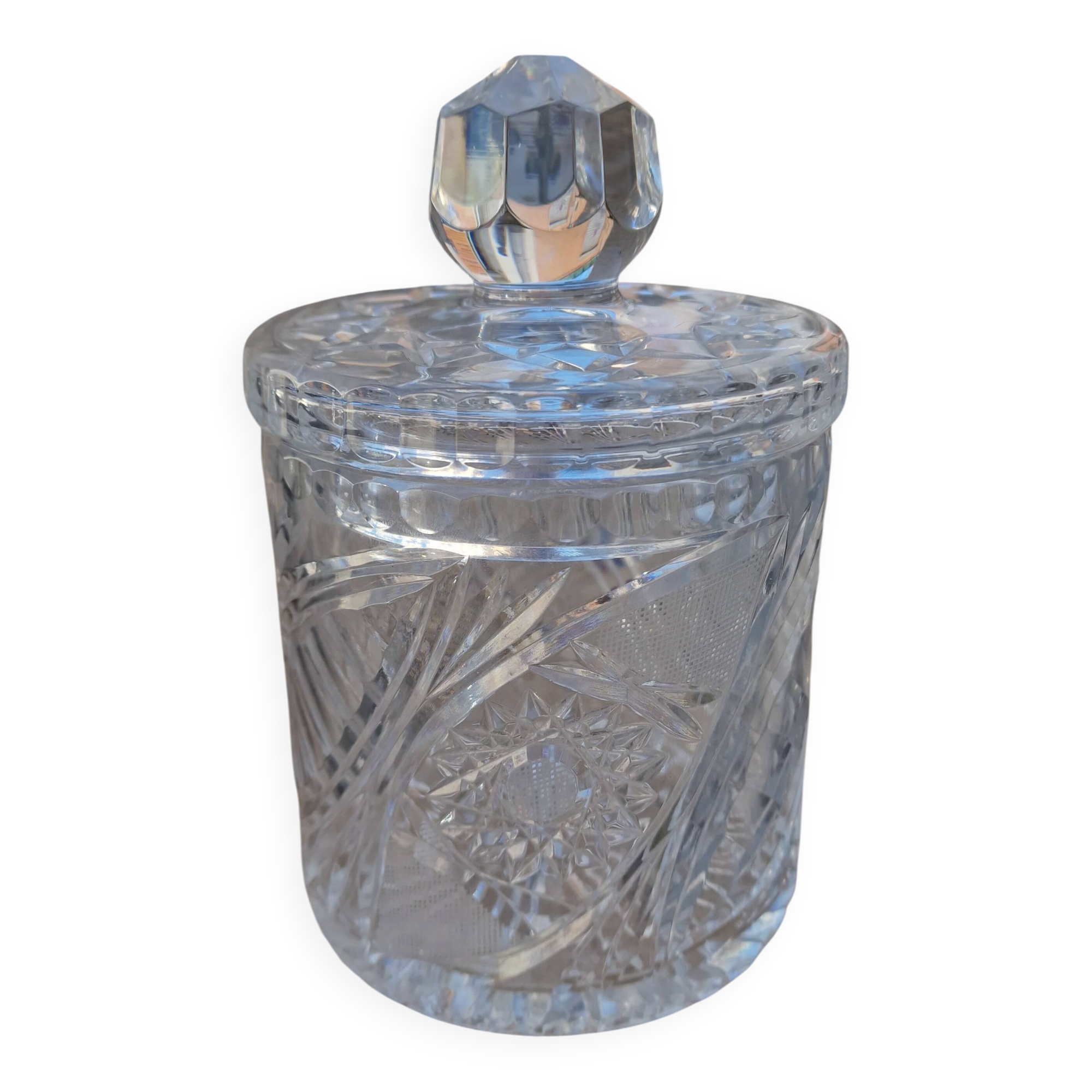 Cut crystal candy box