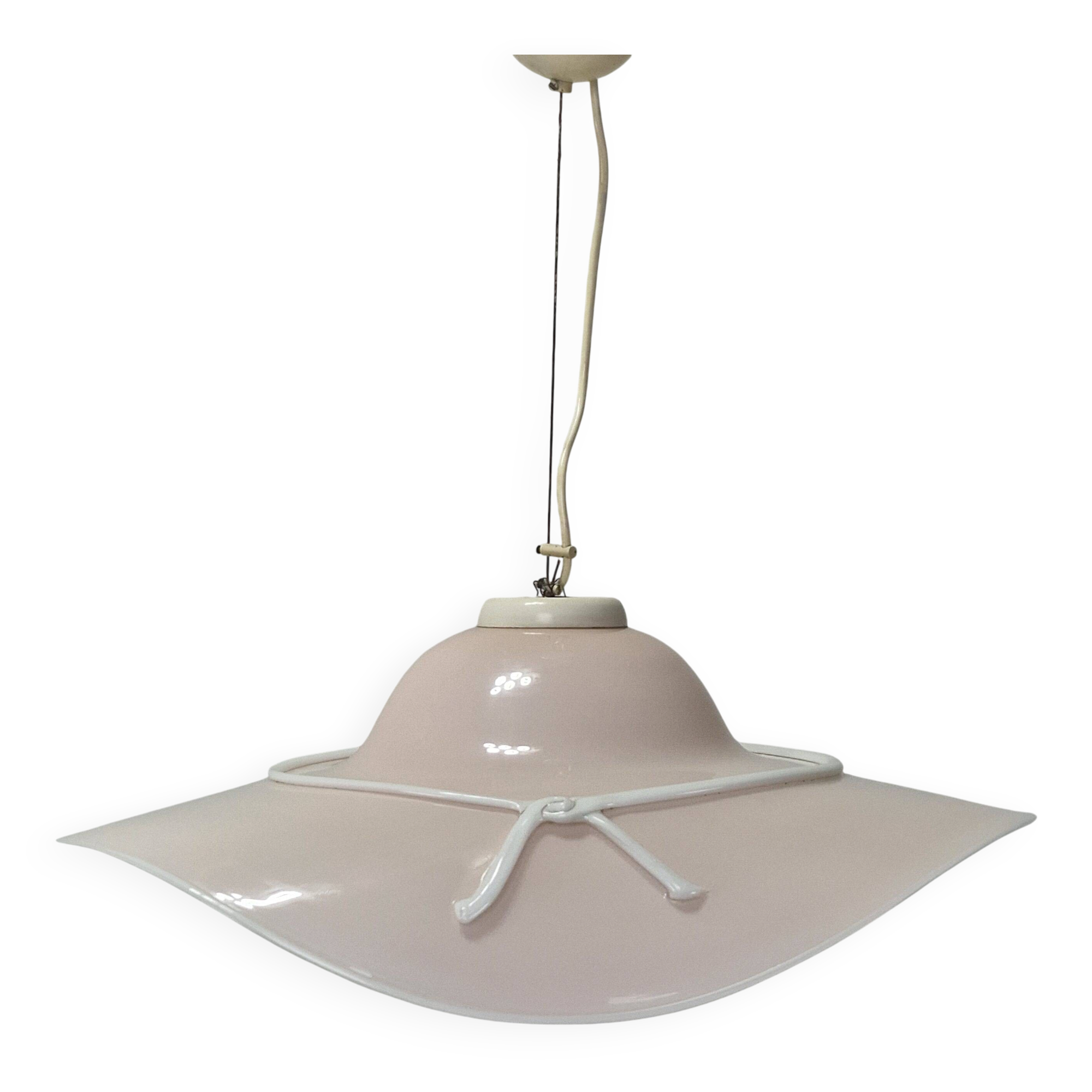 The Art of Venetian Glass: 1970s Murano "Cappellina" Pendant Chandelier