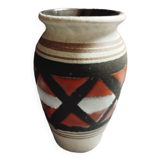 Superbe ancien vase vntage en ceramique allemande signe