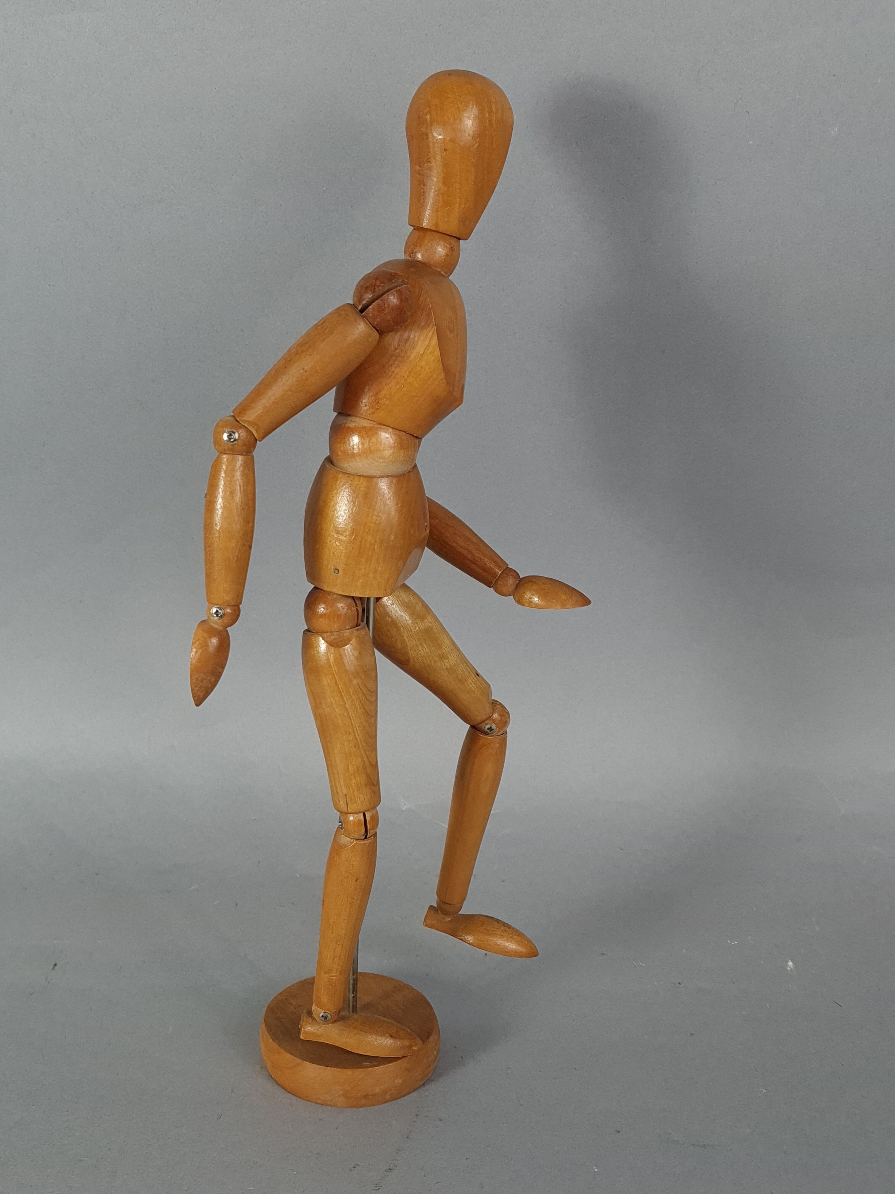 Articulated mannequin varnished wood for artist 33 cm SL